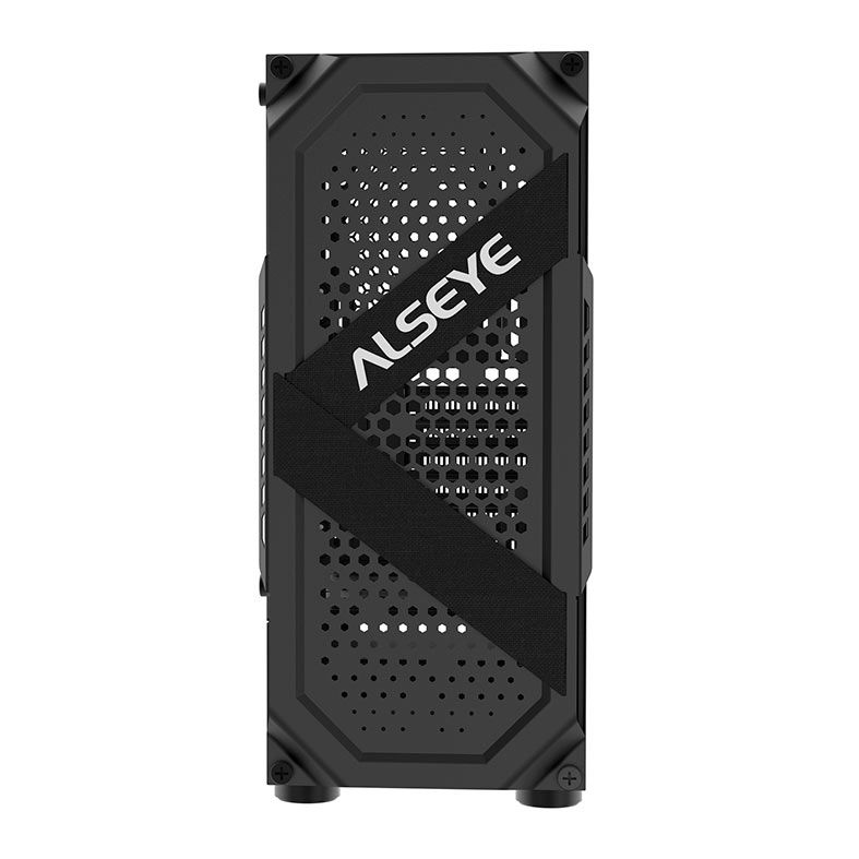 Gabinete Gamer Alseye Cream, Mid-Tower, Lateral de Vidro, Preto, CREAM-BK