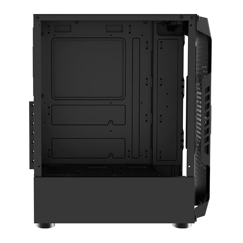 Gabinete Gamer Alseye Cream, Mid-Tower, Lateral de Vidro, Preto, CREAM-BK