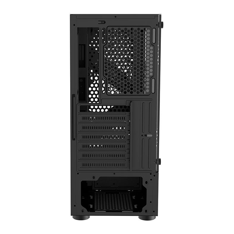 Gabinete Gamer Alseye Cream, Mid-Tower, Lateral de Vidro, Preto, CREAM-BK