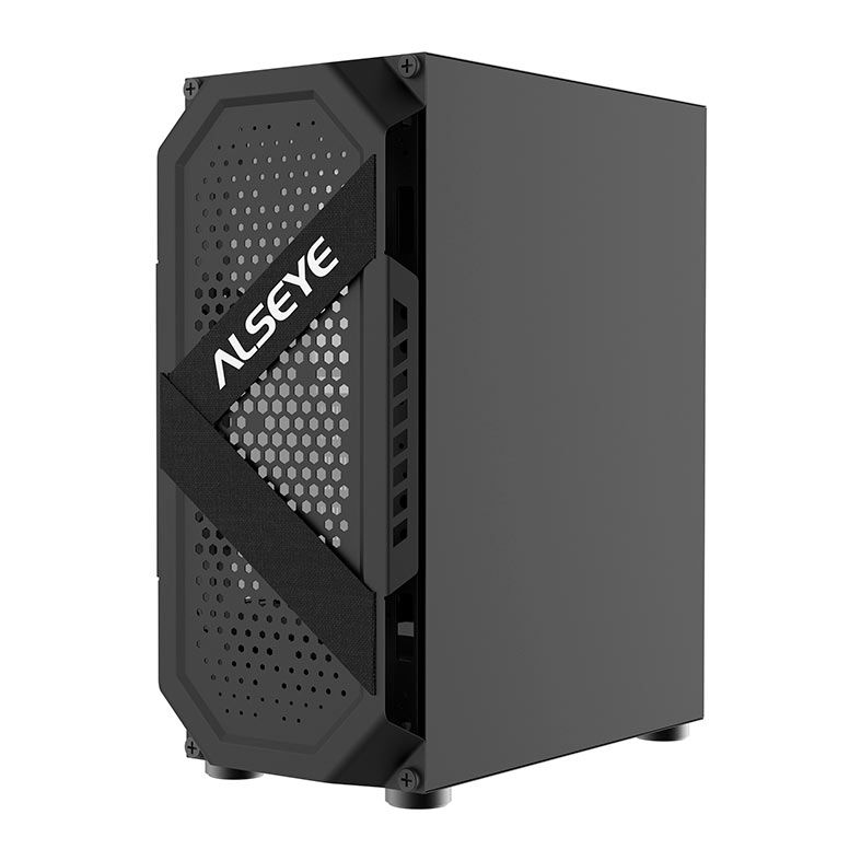 Gabinete Gamer Alseye Cream, Mid-Tower, Lateral de Vidro, Preto, CREAM-BK