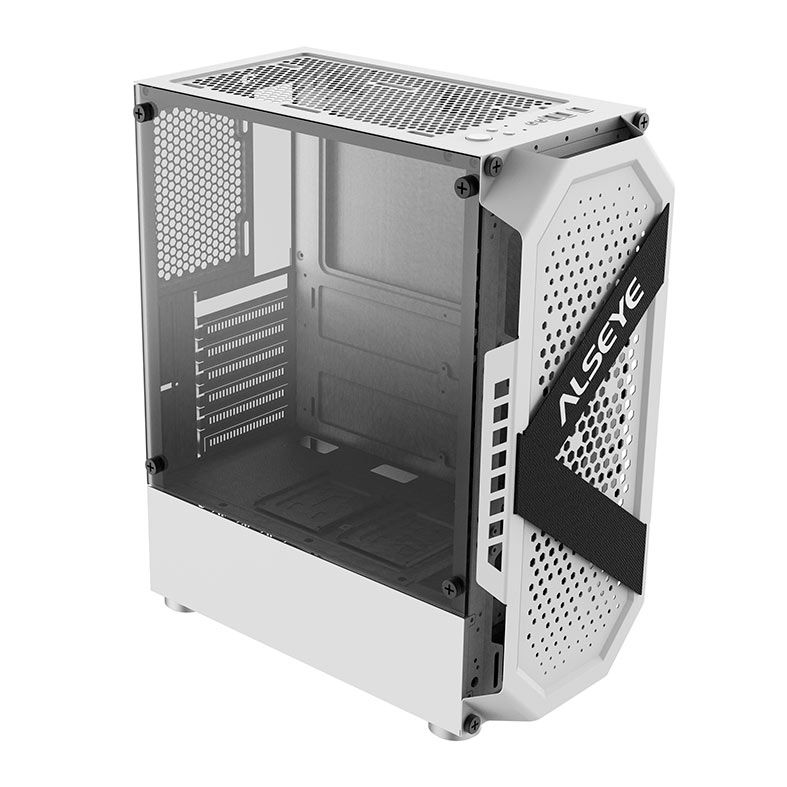 Gabinete Gamer Alseye Cream, Mid-Tower, Lateral de Vidro, Branco, CREAM-WH