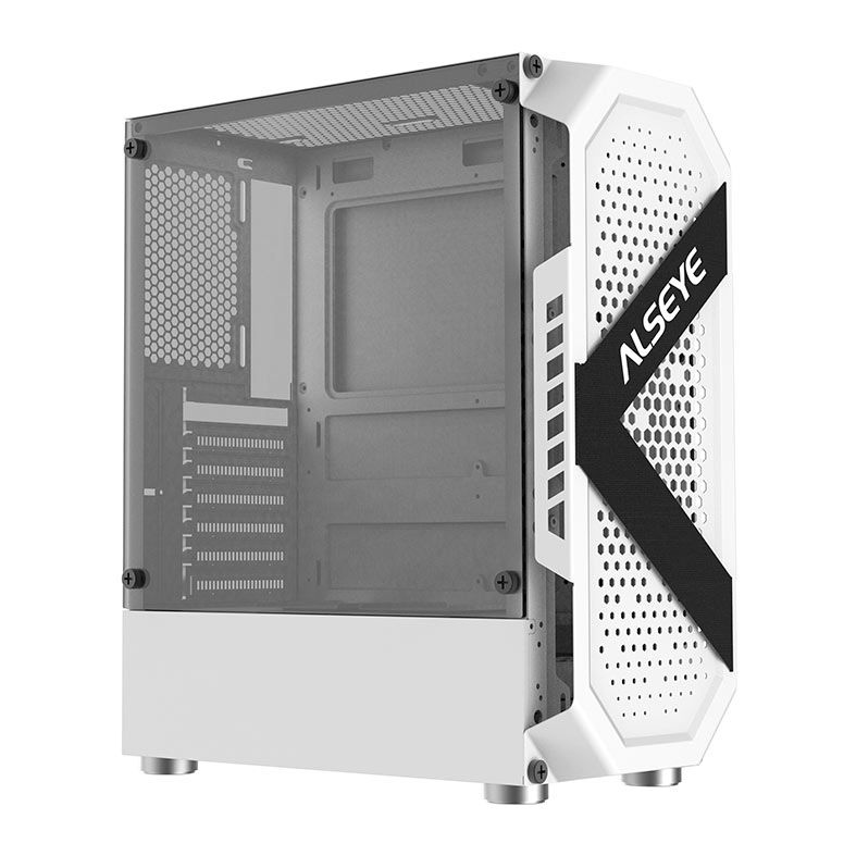 Gabinete Gamer Alseye Cream, Mid-Tower, Lateral de Vidro, Branco, CREAM-WH