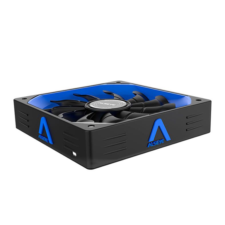 Ventoinha Alseye CS-120 Silicone Frame, 120mm, Preto e Azul, CS-120