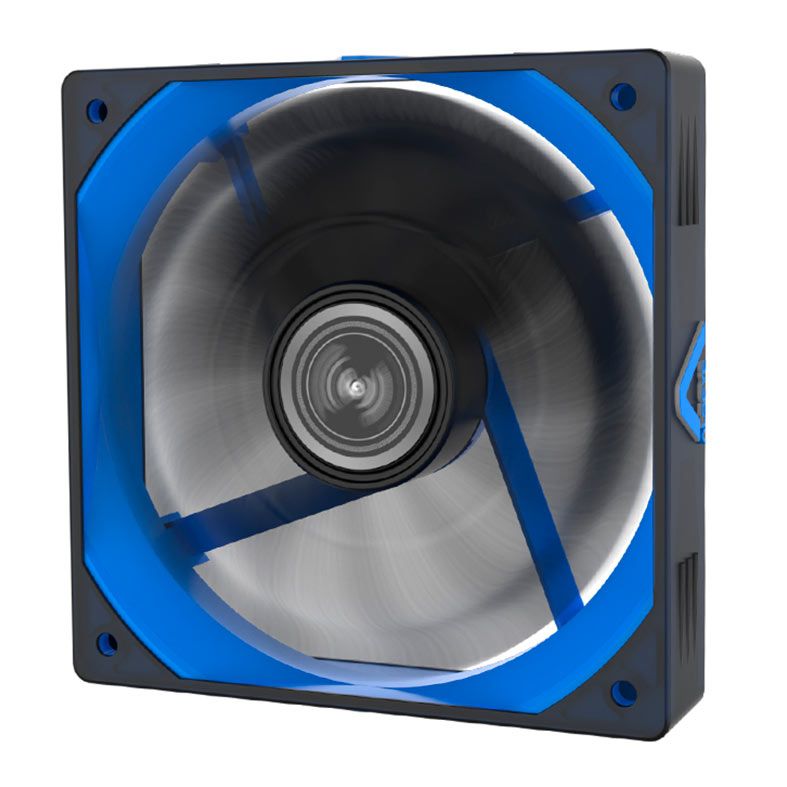 Ventoinha Alseye CS-120 Silicone Frame, 120mm, Preto e Azul, CS-120