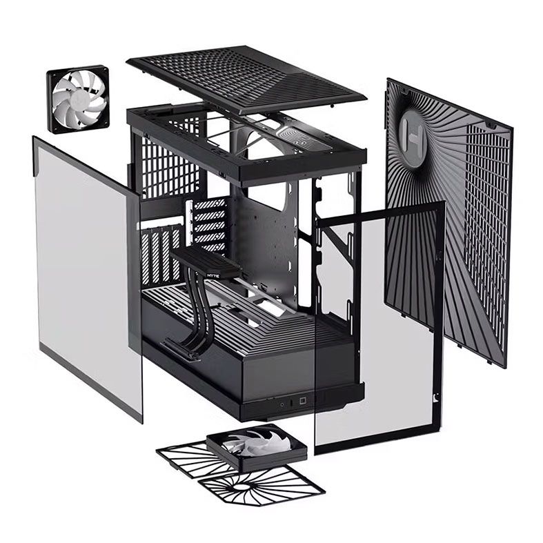 Gabinete Gamer Hyte Y40, Mid-Tower, Lateral de Vidro, Preto, CS-HYTE-Y40-B