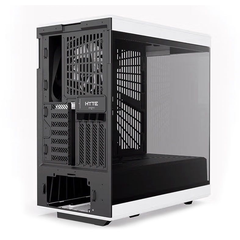 Gabinete Gamer Hyte Y40, Mid-Tower, Lateral de Vidro, Preto e Branco, CS-HYTE-Y40-BW