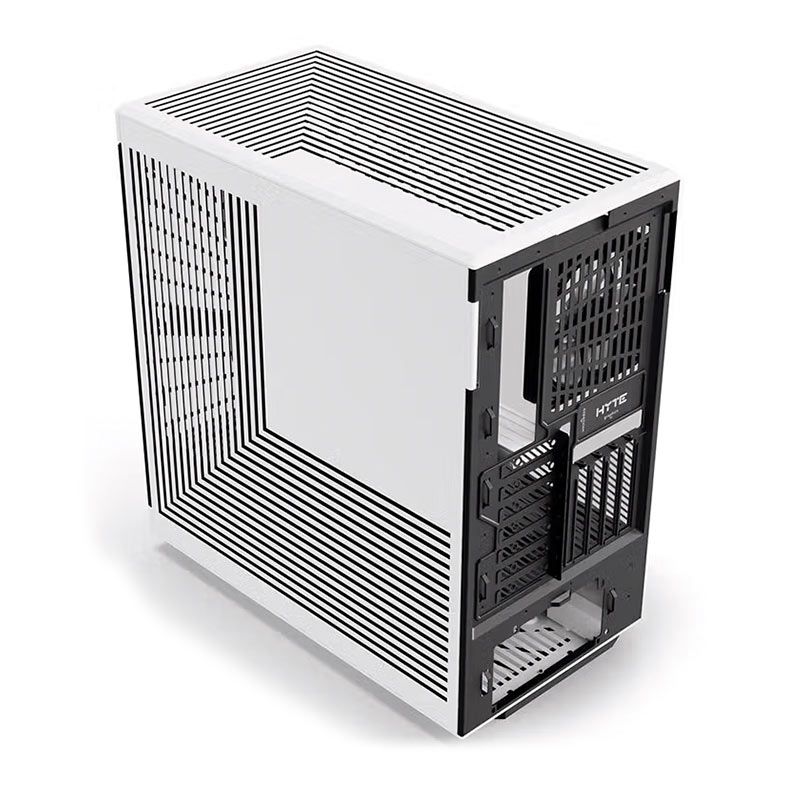Gabinete Gamer Hyte Y40, Mid-Tower, Lateral de Vidro, Preto e Branco, CS-HYTE-Y40-BW