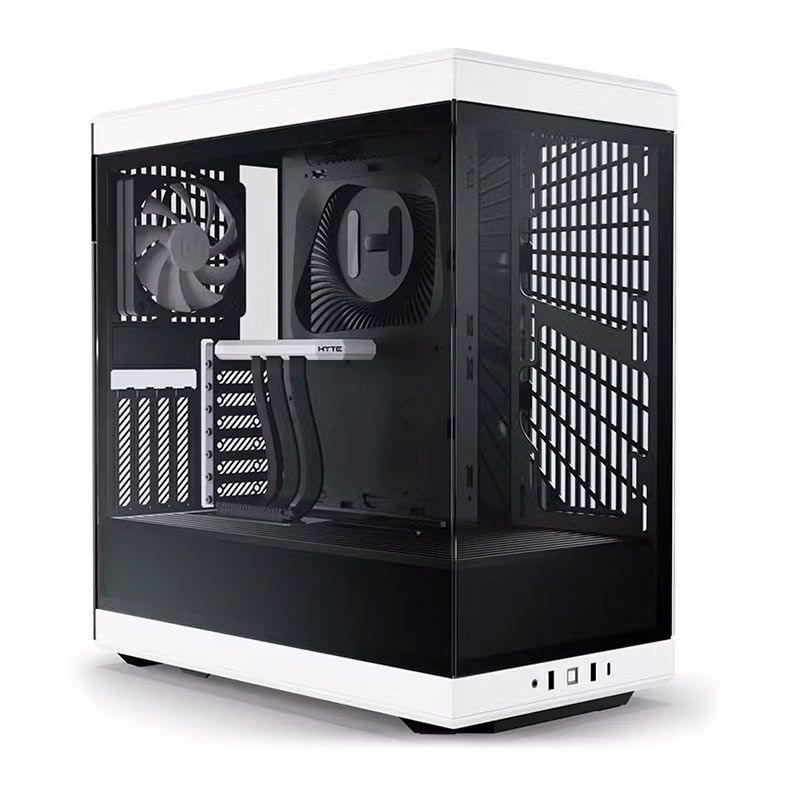 Gabinete Gamer Hyte Y40, Mid-Tower, Lateral de Vidro, Preto e Branco, CS-HYTE-Y40-BW