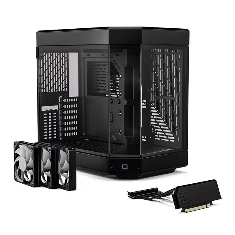 Gabinete Gamer Hyte Y60, Mid-Tower, Lateral de Vidro, Preto, CS-HYTE-Y60-B