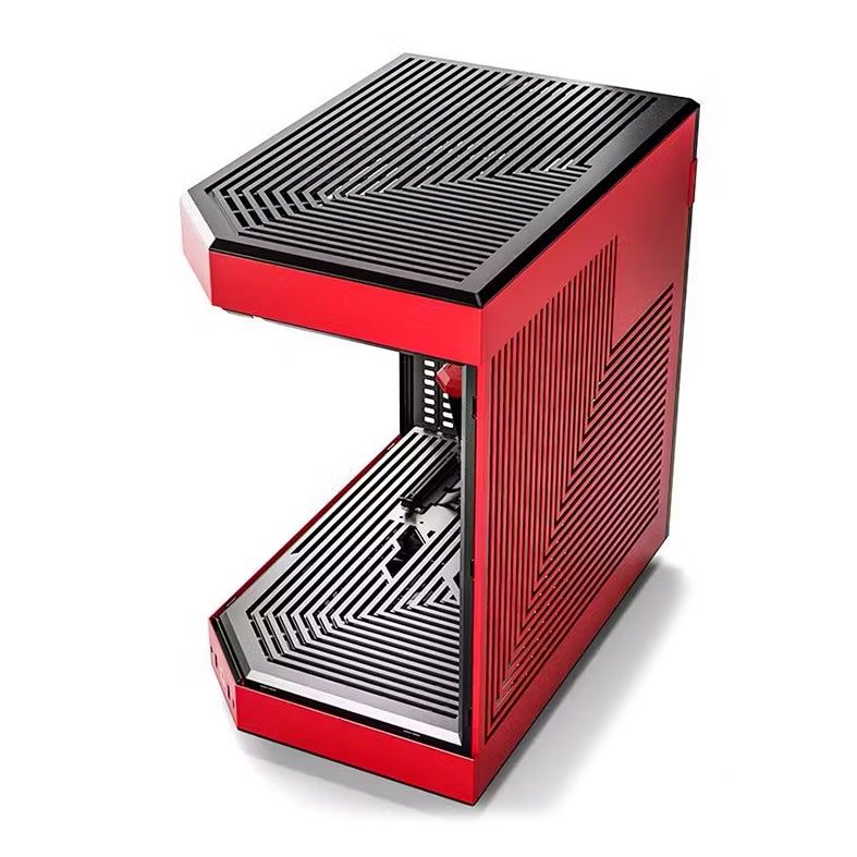 Gabinete Gamer Hyte 60, Mid-Tower, Lateral de Vidro, Preto e Vermelho, CS-HYTE-Y60-BR