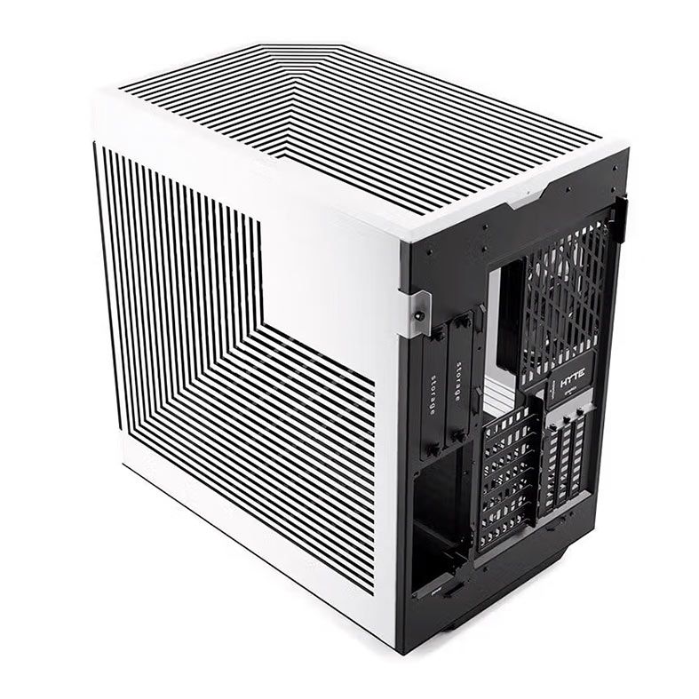 Gabinete Gamer Hyte Y60, Mid-Tower, Lateral de Vidro, Preto e Branco, CS-HYTE-Y60-BW