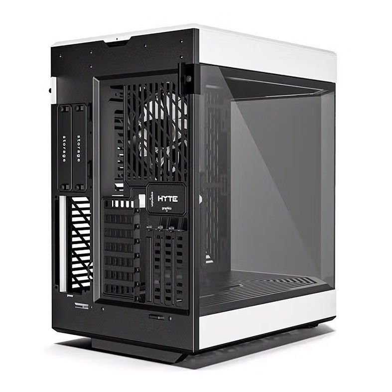 Gabinete Gamer Hyte Y60, Mid-Tower, Lateral de Vidro, Preto e Branco, CS-HYTE-Y60-BW
