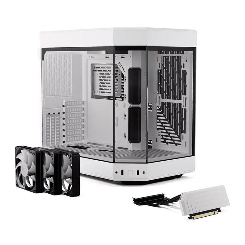 Gabinete Gamer Hyte Y60, Mid-Tower, Lateral de Vidro, Branco, CS-HYTE-Y60-WW