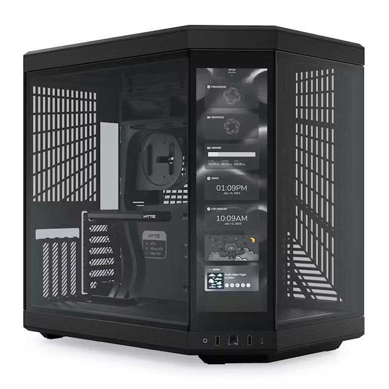 Gabinete Gamer Hyte Y70 Touch, Mid-Tower, Lateral De Vidro, Preto, CS ...