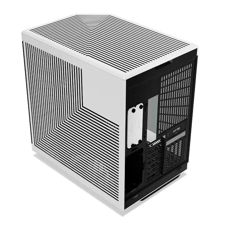 Gabinete Gamer Hyte Y70 Touch, Mid-Tower, Lateral de Vidro, Preto e Branco, CS-HYTE-Y70-BW-L