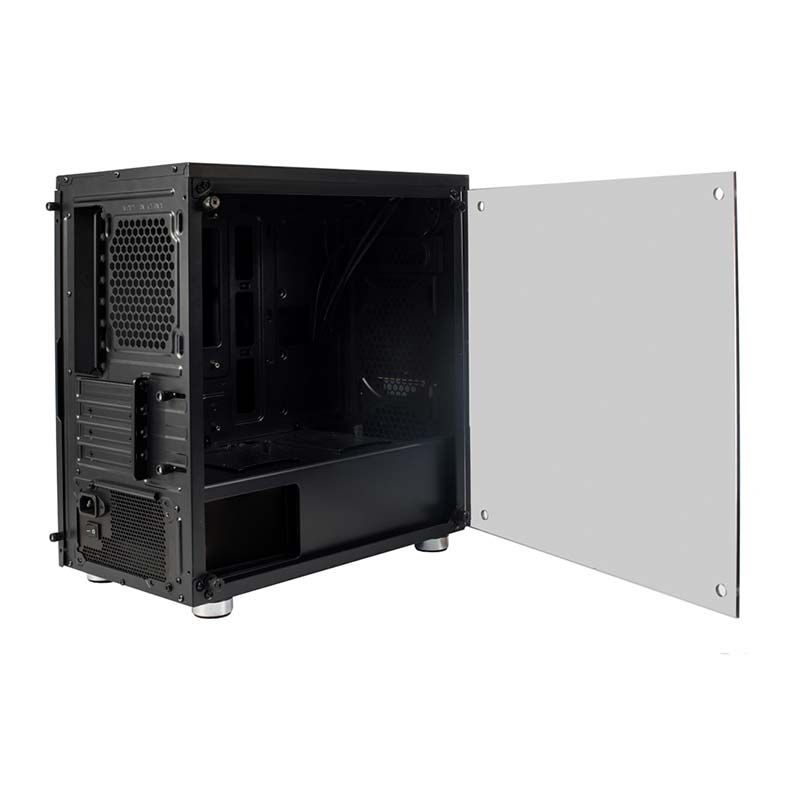 Gabinete Gamer AZZA Luminous 110F Lateral de Vidro LED RGB, CSAZ-110F