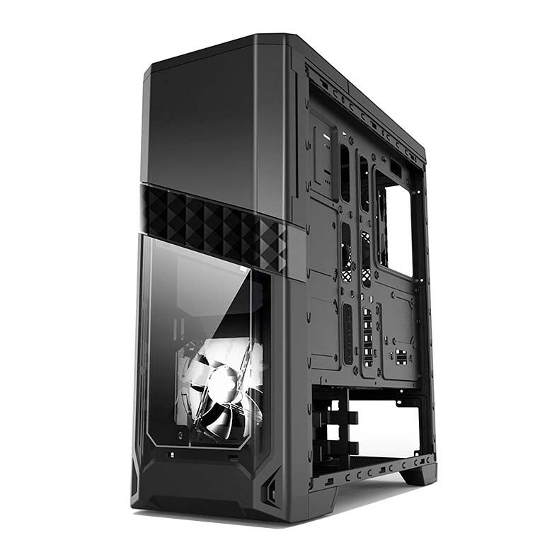 Gabinete Gamer AZZA Titan 240 Lateral de Vidro Preto, CSAZ-240X