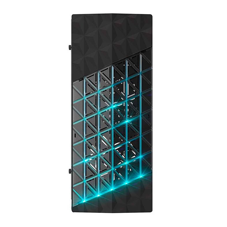 Gabinete Gamer AZZA Onyx 260 Lateral de Vidro Preto, CSAZ-260X-B