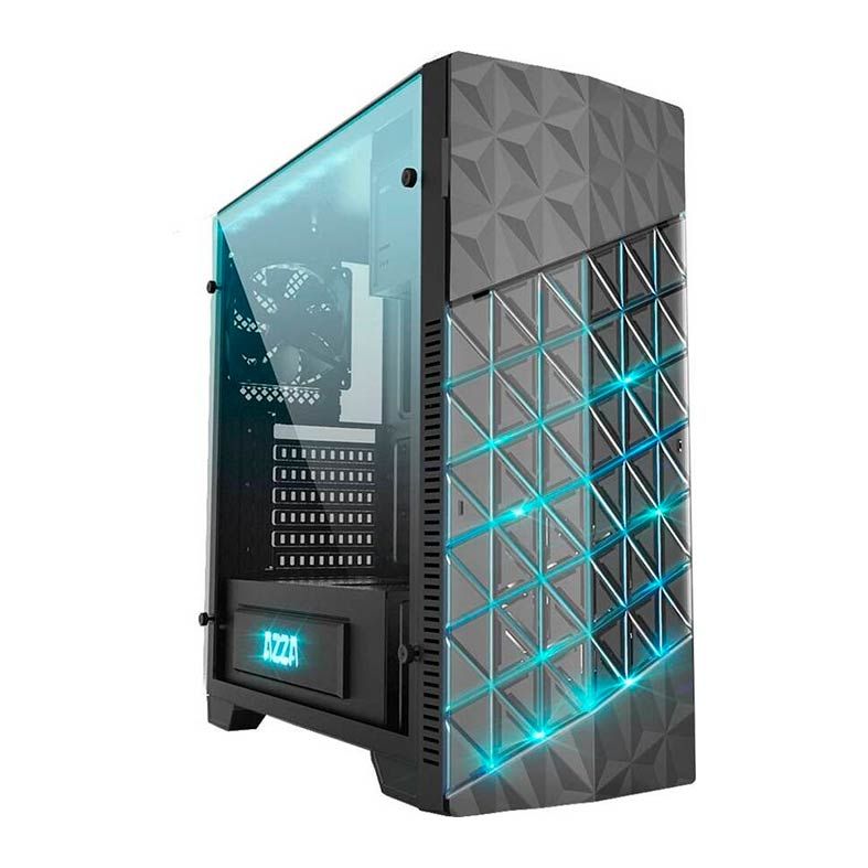 Gabinete Gamer AZZA Onyx 260 Lateral de Vidro Preto, CSAZ-260X-B