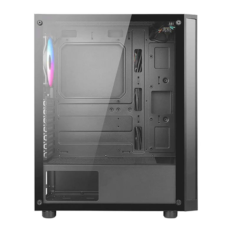 Gabinete Gamer AZZA Spectra, Lateral de Vidro, Com 1 Fan, Preto, CSAZ-280B