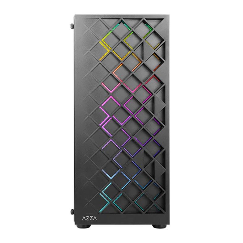 Gabinete Gamer AZZA Spectra, Lateral de Vidro, Com 1 Fan, Preto, CSAZ-280B