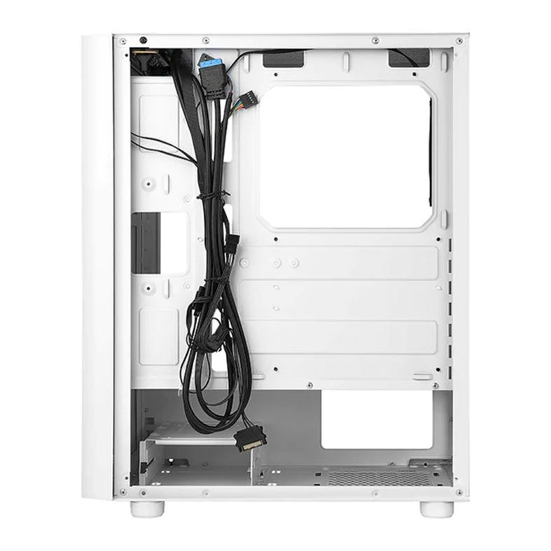 Gabinete Gamer AZZA Spectra, Lateral de Vidro, Com 1 Fan, Branco, CSAZ-280W