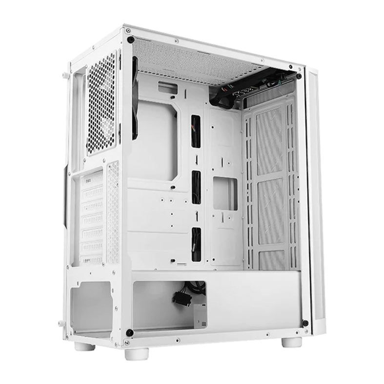Gabinete Gamer AZZA Spectra, Lateral de Vidro, Com 1 Fan, Branco, CSAZ-280W