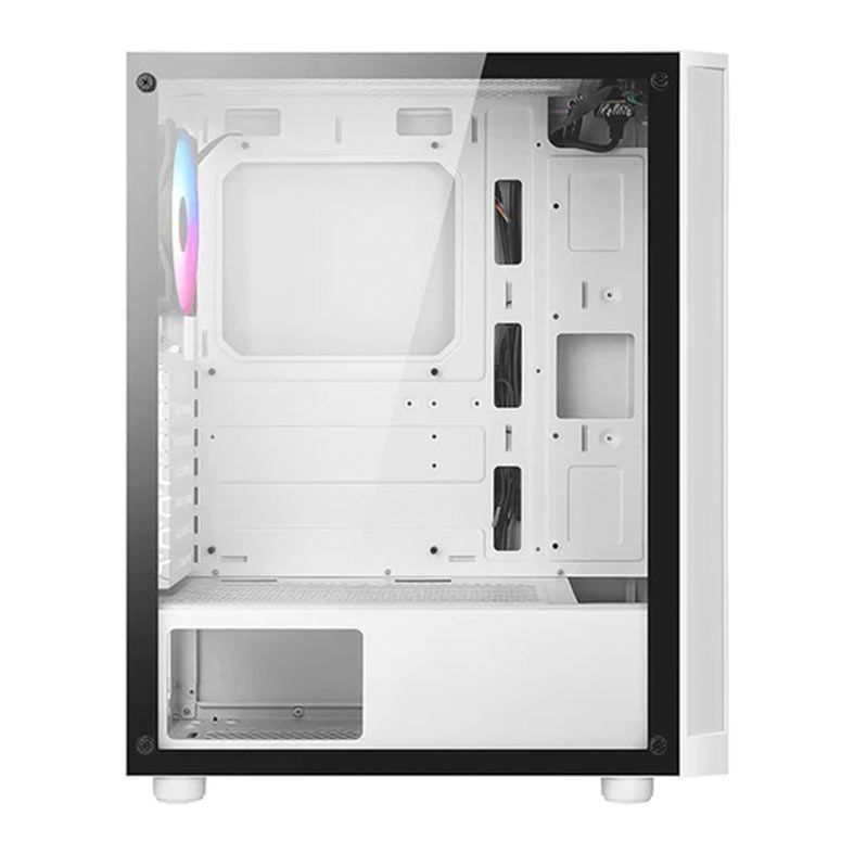 Gabinete Gamer AZZA Spectra, Lateral de Vidro, Com 1 Fan, Branco, CSAZ-280W