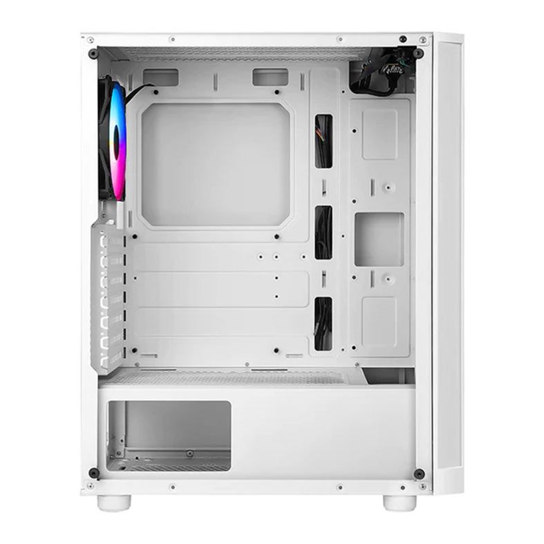 Gabinete Gamer AZZA Spectra, Lateral de Vidro, Com 1 Fan, Branco, CSAZ-280W