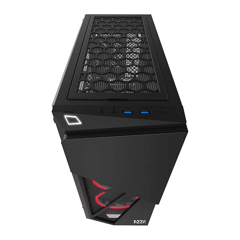 Gabinete Gamer AZZA Inferno 310 Lateral de Vidro LED RGB, CSAZ-310