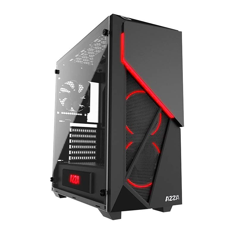 Gabinete Gamer AZZA Inferno 310 Lateral de Vidro LED RGB, CSAZ-310