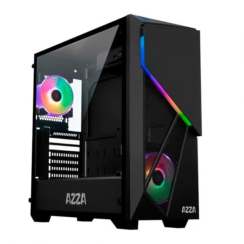 Gabinete Gamer AZZA Inferno 310DH Lateral de Vidro LED ARGB, CSAZ-310DH