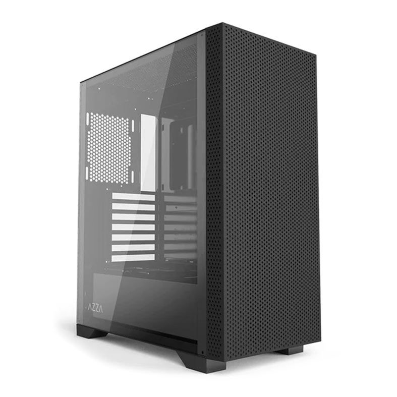 Gabinete Gamer AZZA Celesta 340, Lateral de Vidro, Com 1 Fan, Preto, CSAZ-340F