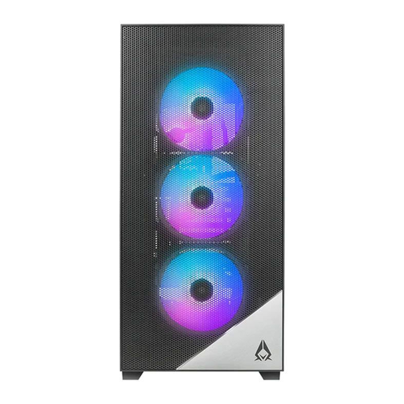 Gabinete Gamer AZZA Aero, Com 4 Fans, Preto, CSAZ-480