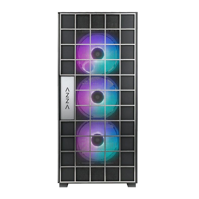 Gabinete Gamer AZZA Neo, Lateral de Vidro, Com 4 Fans, Preto, CSAZ-500