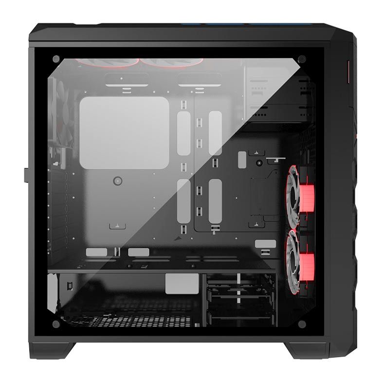 Gabinete Gamer AZZA Storm 6000 Lateral de Vidro RGB Preto, CSAZ-6000RGB/B