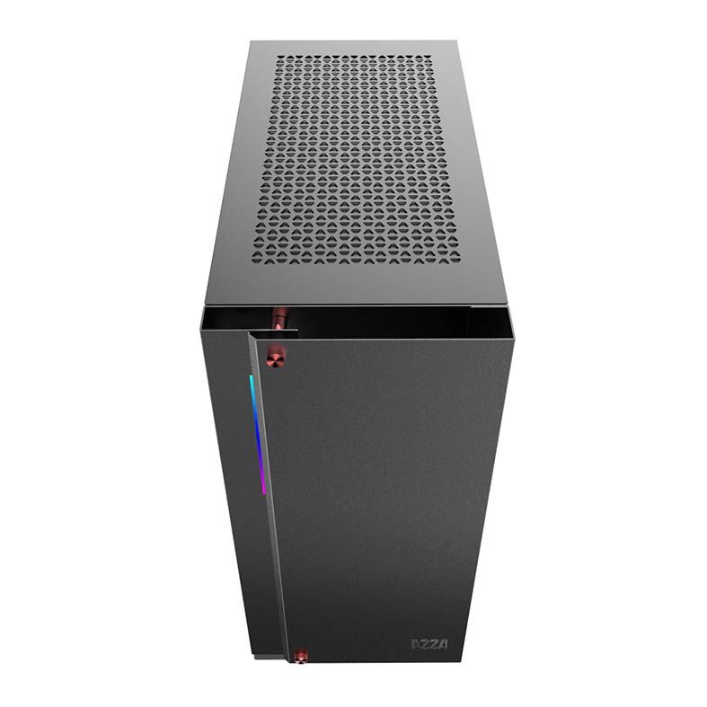 Gabinete Gamer AZZA Zircon 7000 RGB Lateral de Vidro Preto, CSAZ-7000-B