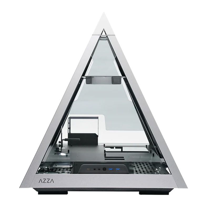 Gabinete Gamer AZZA Pyramid 804L, Laterais de Vidro, Com 1 Fan, CSAZ-804L