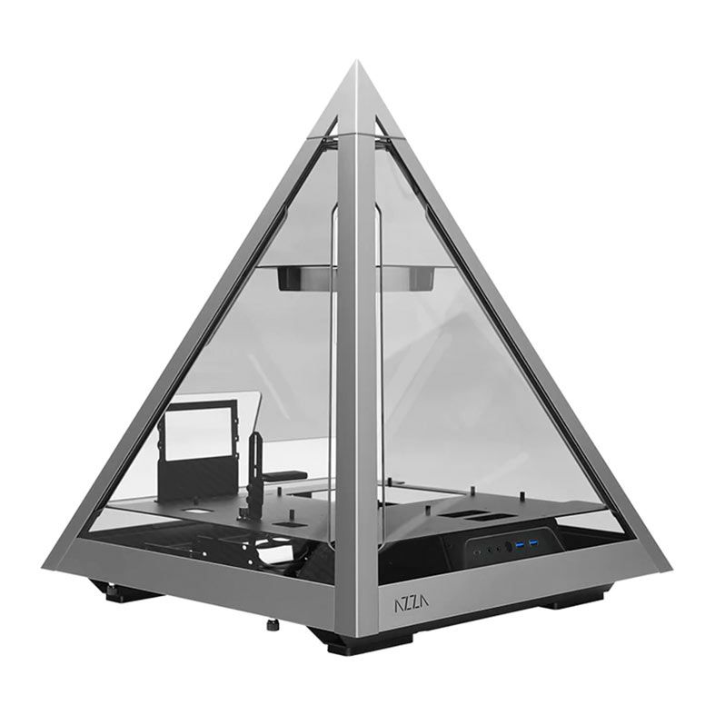 Gabinete Gamer AZZA Pyramid 804L, Laterais de Vidro, Com 1 Fan, CSAZ-804L
