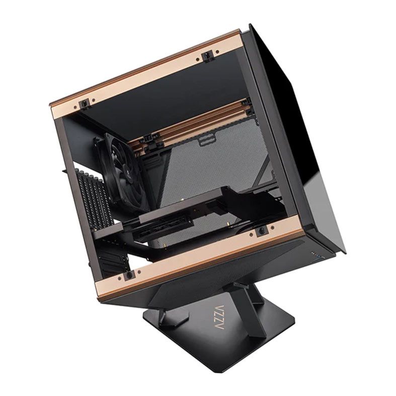 Gabinete Gamer AZZA Regis, Laterais de Vidro, Com 1 Fan, Preto, CSAZ-902