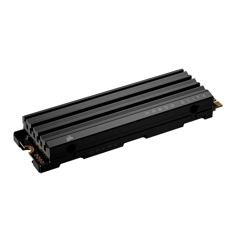 SSD Corsair MP600 Elite With Heatsink, 1TB, M.2 2280, PCIe NVMe, Leitura 7000MB/s, Gravacao 6200MB/s, CSSD-F1000GBMP600EHS