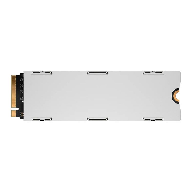 SSD Corsair MP600 PRO LPX, 1TB, M.2 2280, PCIe NVMe, Leitura 7100MB/s, Gravacao 5800MB/s, Compativel com PS5, Branco, CSSD-F1000GBMP600PLPW