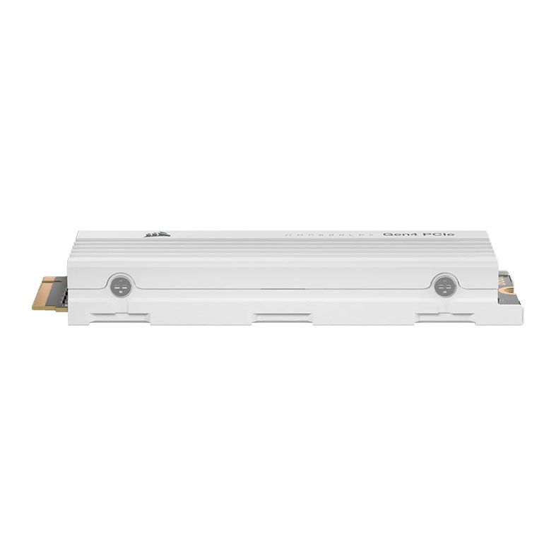 SSD Corsair MP600 PRO LPX, 1TB, M.2 2280, PCIe NVMe, Leitura 7100MB/s, Gravacao 5800MB/s, Compativel com PS5, Branco, CSSD-F1000GBMP600PLPW