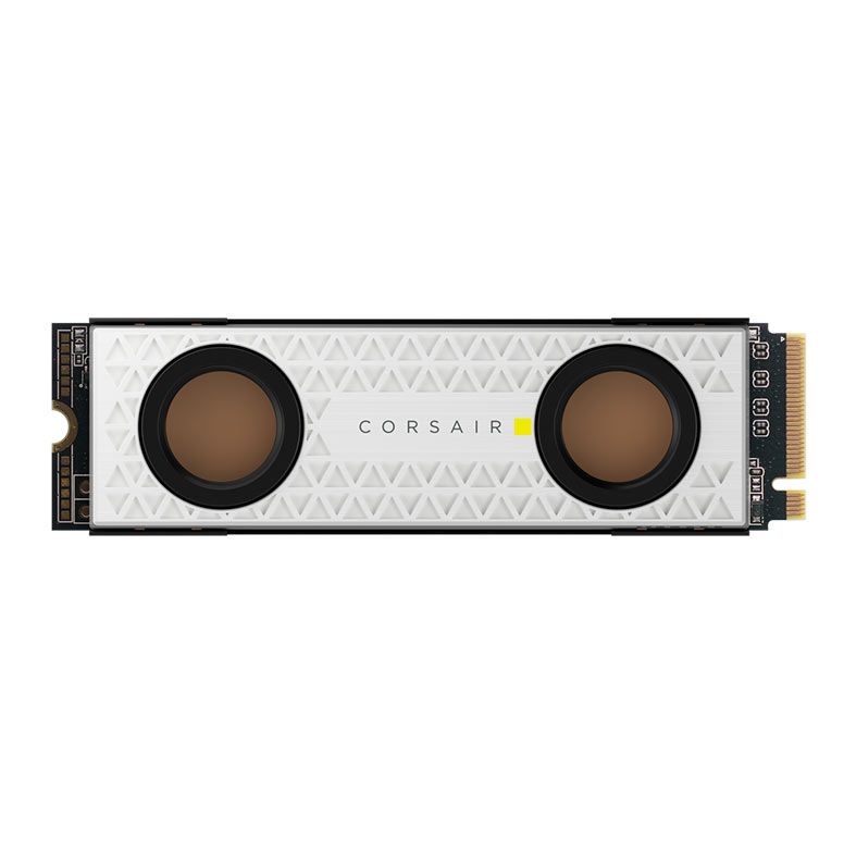 SSD Corsair Hydro MP600 PRO XT, 2TB, M.2 2280, PCIe NVMe, Leitura 7100 MB/s, Gravacao 6800 MB/s, Branco, CSSD-F2000GBMP600PHXTW