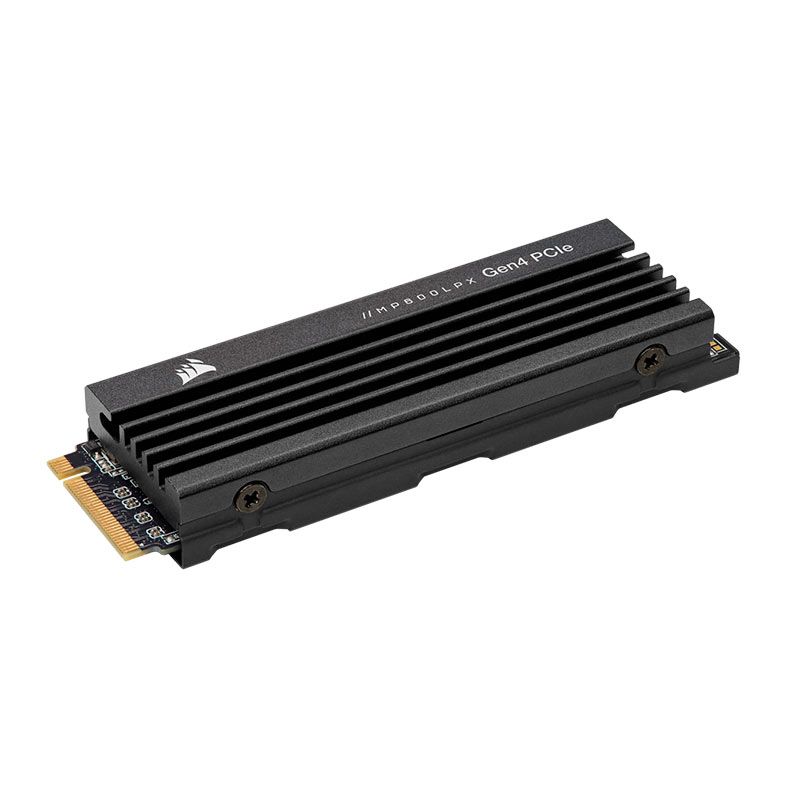 SSD Corsair MP600 PRO LPX, 2TB, M.2 2280, PCIe NVMe, Leitura 7100MB/s, Gravacao 6800MB/s, Compativel com PS5, CSSD-F2000GBMP600PLP