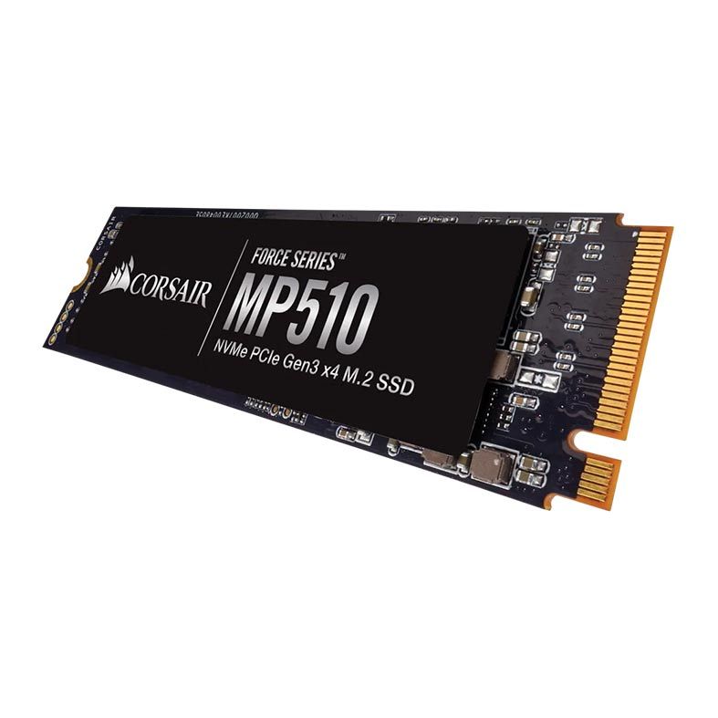 SSD Corsair Force Series MP510, 4TB, M.2 2280, PCIe NVMe, Leitura 3480 MB/s, Gravacao 3000 MB/s, CSSD-F4000GBMP510