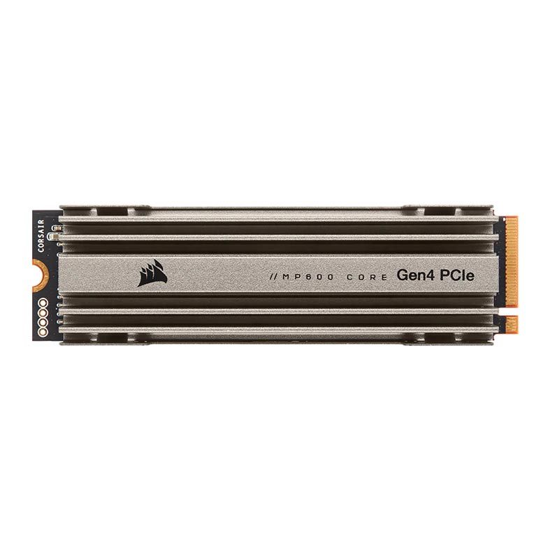 SSD Corsair MP600 Core, 4TB, M.2 2280, PCIe NVMe, Leitura 4950 MB/s, Gravacao 3950 MB/s, CSSD-F4000GBMP600COR