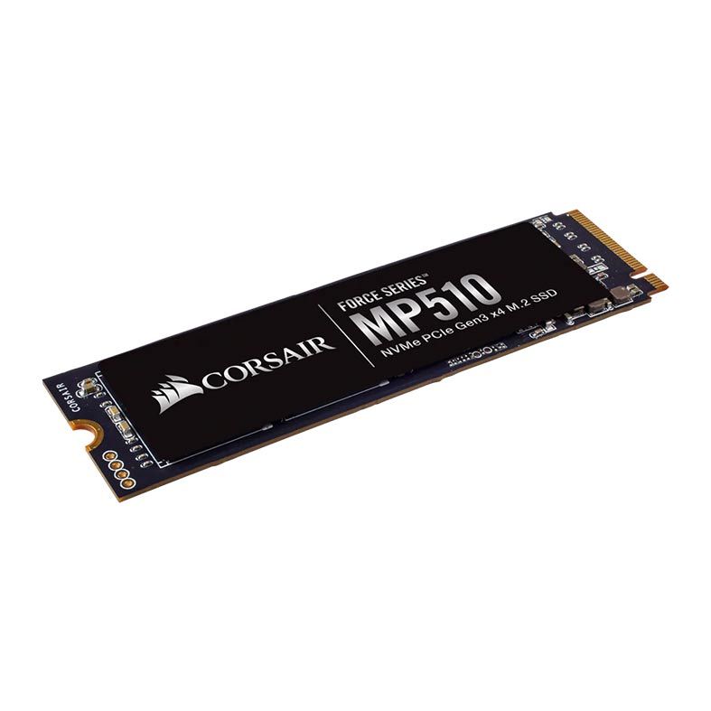 SSD Corsair Force Series MP510, 960GB, M.2 2280, PCIe NVMe, Leitura 3480 MB/s, Gravacao 3000 MB/s, CSSD-F960GBMP510B