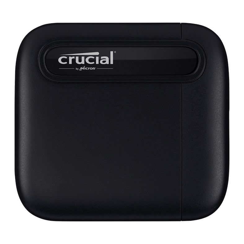 SSD Portatil Crucial X6, 1TB, USB 3.2, Leitura 800 MB/s, CT1000X6SSD9