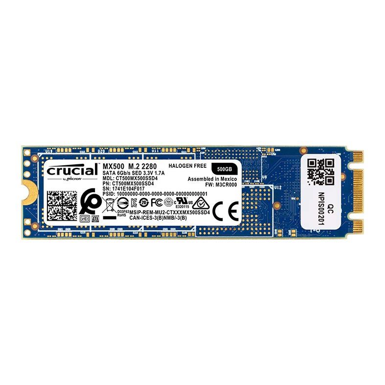 SSD Crucial MX500 M.2 500GB 3D NAND 2280, CT500MX500SSD4 | Pichau